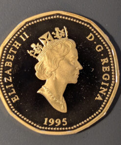 Alternative view of 1995 Canada Peacekeeping Dollar PROOF
