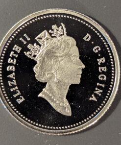 Alternative view of 1995 Canada 25-Cent PROOF