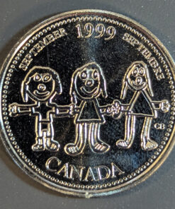 Alternative view of ASSORTED 1999 Canada 25-Cents Millennium Commemorative PROOF-LIKE