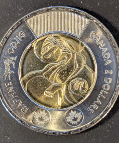 2025 Canada 2 Dollars Daphne Odjig Commemorative (NON-COLOUR) UNCIRCULATED