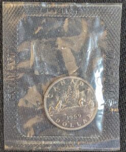 1969 Canada 1-Dollar UNCIRCULATED in Original Mint Cello