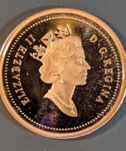 Alternative view of 1998 Canada 1-Cent PROOF