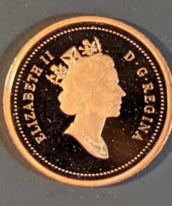 Alternative view of 2000 Canada 1-Cent PROOF
