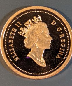 Alternative view of 2001 Canada 1-Cent PROOF