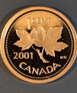 2001 Canada 1-Cent PROOF