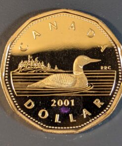 2001 Canada Loon Dollar PROOF