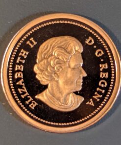 Alternative view of 2004 Canada 1-Cent PROOF