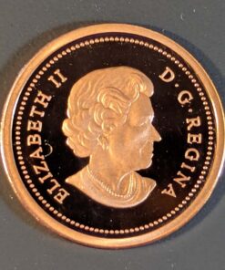 Alternative view of 2006 Canada 1-Cent PROOF