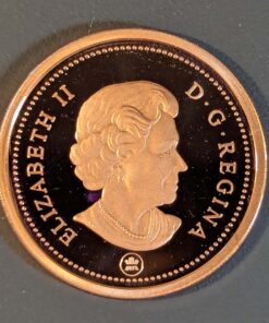Alternative view of 2007 Canada 1-Cent PROOF