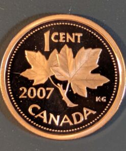 2007 Canada 1-Cent PROOF