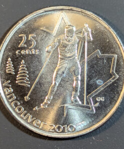 ASSORTED 2007-2009 Canada 25-Cents Vancouver 2010 Olympic Commemorative UNCIRCULATED