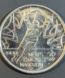 2009 Canada 25-Cent Men's Hockey UNCIRCULATED (Non-Colour)