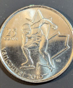Alternative view of ASSORTED 2007-2009 Canada 25-Cents Vancouver 2010 Olympic Commemorative UNCIRCULATED