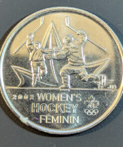 2009 Canada 25-Cent Women's Hockey UNCIRCULATED (Non-Colour)