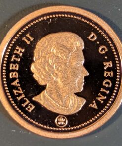 Alternative view of 2010 Canada 1-Cent PROOF