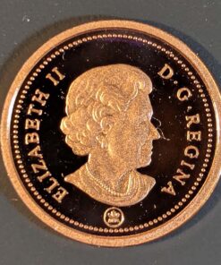 Alternative view of 2011 Canada 1-Cent PROOF