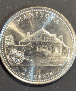 1992 Canada 25-Cent Manitoba UNCIRCULATED from Mint Roll
