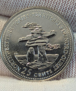 1992 Canada 25-Cent Northwest Territories UNCIRCULATED from Mint Roll