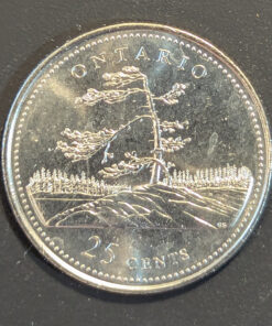 1992 Canada 25-Cent Ontario UNCIRCULATED from Mint Roll