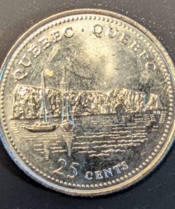 1992 Canada 25-Cent Quebec UNCIRCULATED from Mint Roll