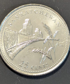 1992 Canada 25-Cent Saskatchewan UNCIRCULATED from Mint Roll
